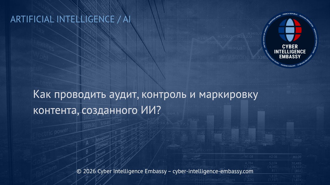 Как проводить аудит, контроль и маркировку контента, созданного ИИ?
