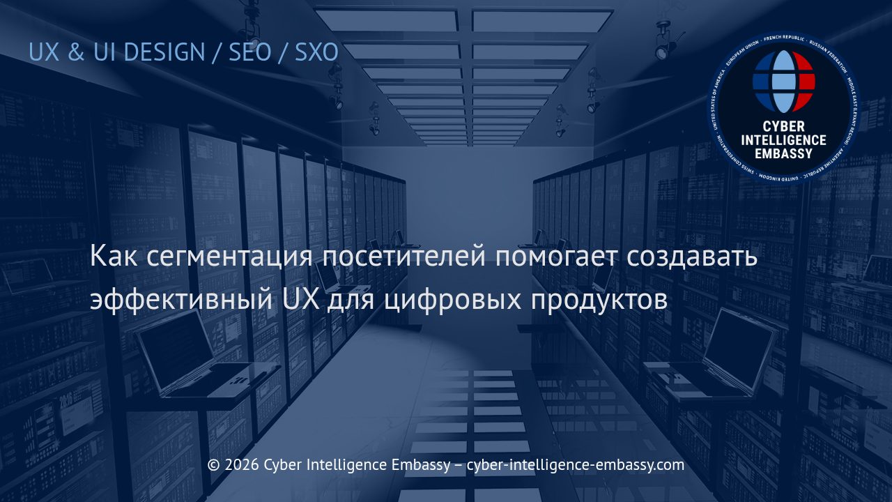 Как сегментация посетителей помогает создавать эффективный UX для цифровых продуктов