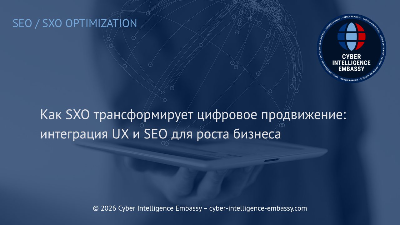 Как SXO трансформирует цифровое продвижение: интеграция UX и SEO для роста бизнеса
