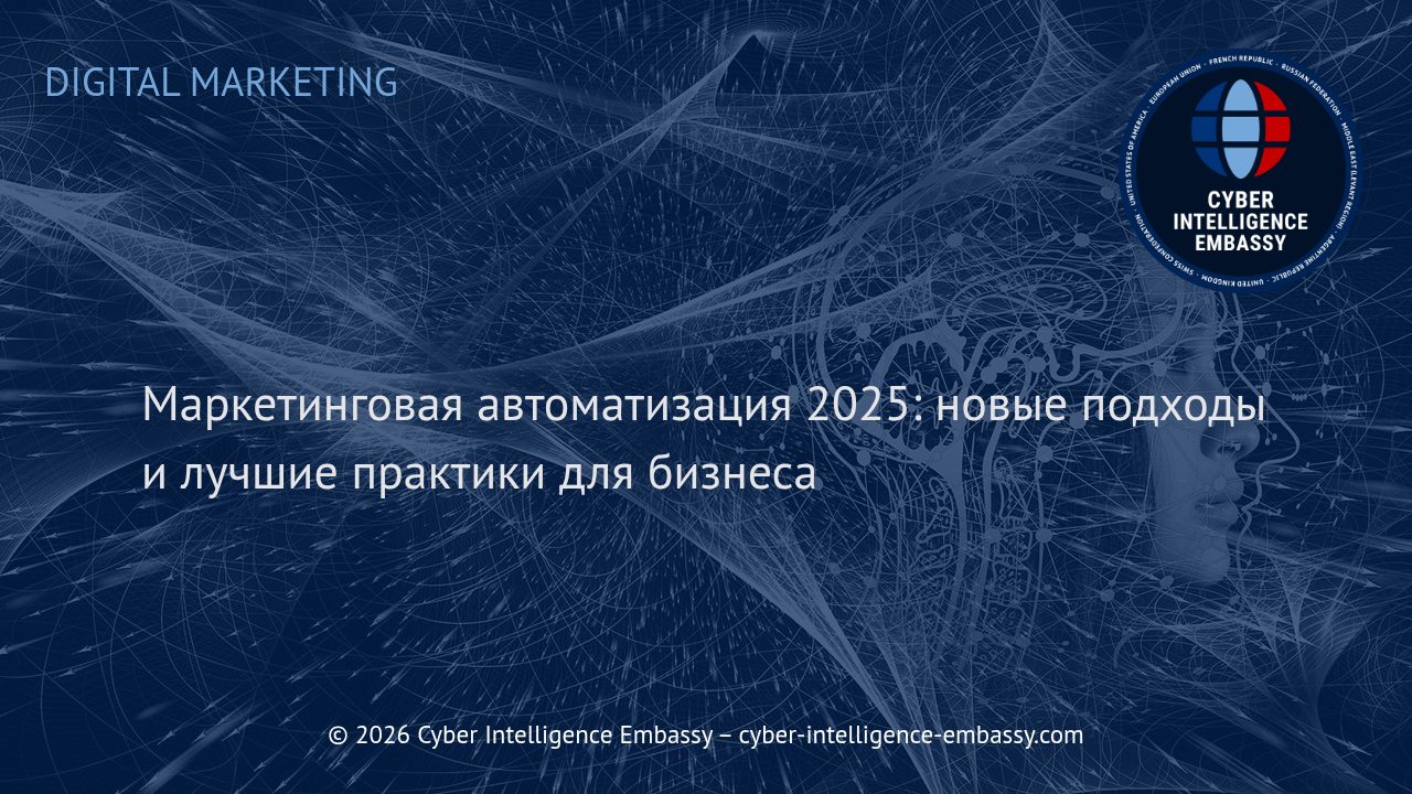 Маркетинговая автоматизация 2025: новые подходы и лучшие практики для бизнеса