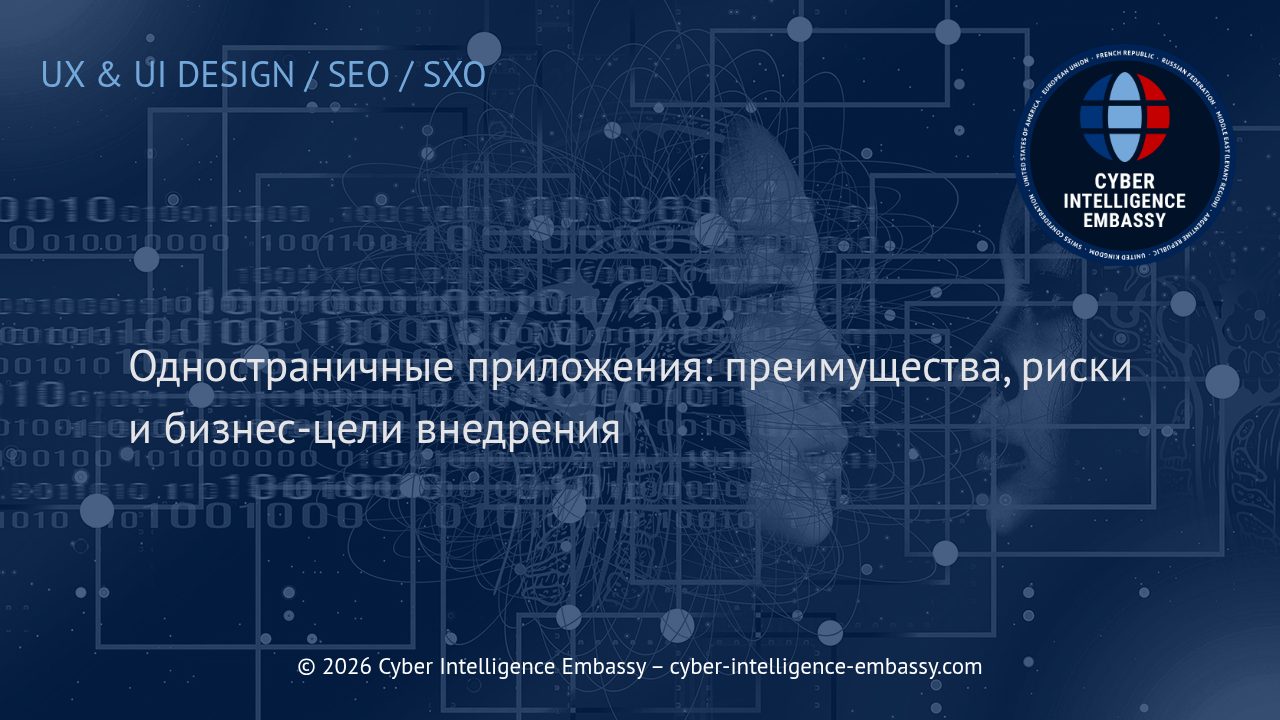Одностраничные приложения: преимущества, риски и бизнес-цели внедрения