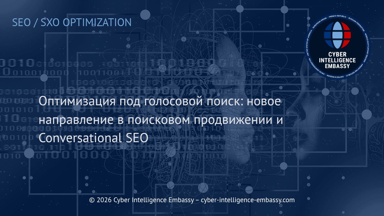 Оптимизация под голосовой поиск: новое направление в поисковом продвижении и Conversational SEO