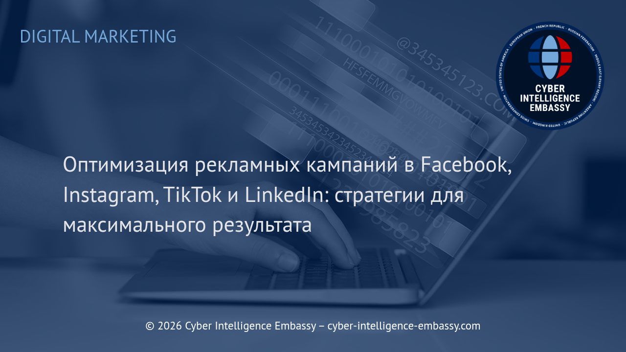 Оптимизация рекламных кампаний в Facebook, Instagram, TikTok и LinkedIn: стратегии для максимального результата