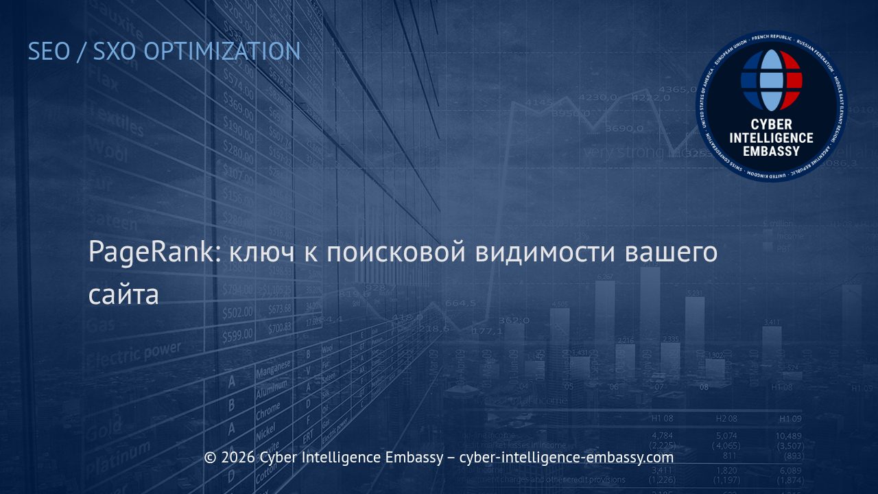 PageRank: ключ к поисковой видимости вашего сайта