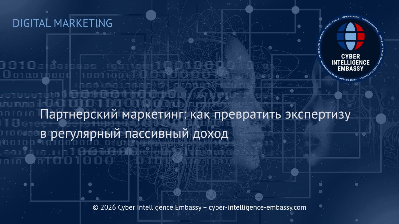 Партнерский маркетинг: как превратить экспертизу в регулярный пассивный доход