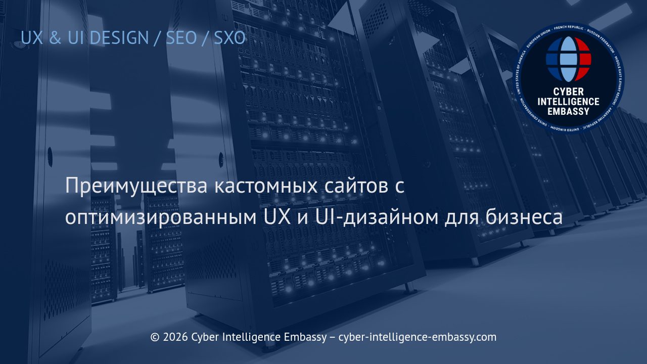 Преимущества кастомных сайтов с оптимизированным UX и UI-дизайном для бизнеса