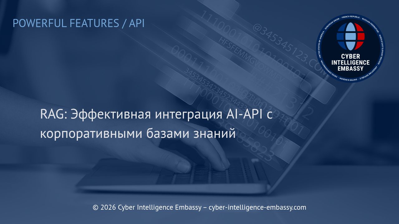 RAG: Эффективная интеграция AI-API с корпоративными базами знаний
