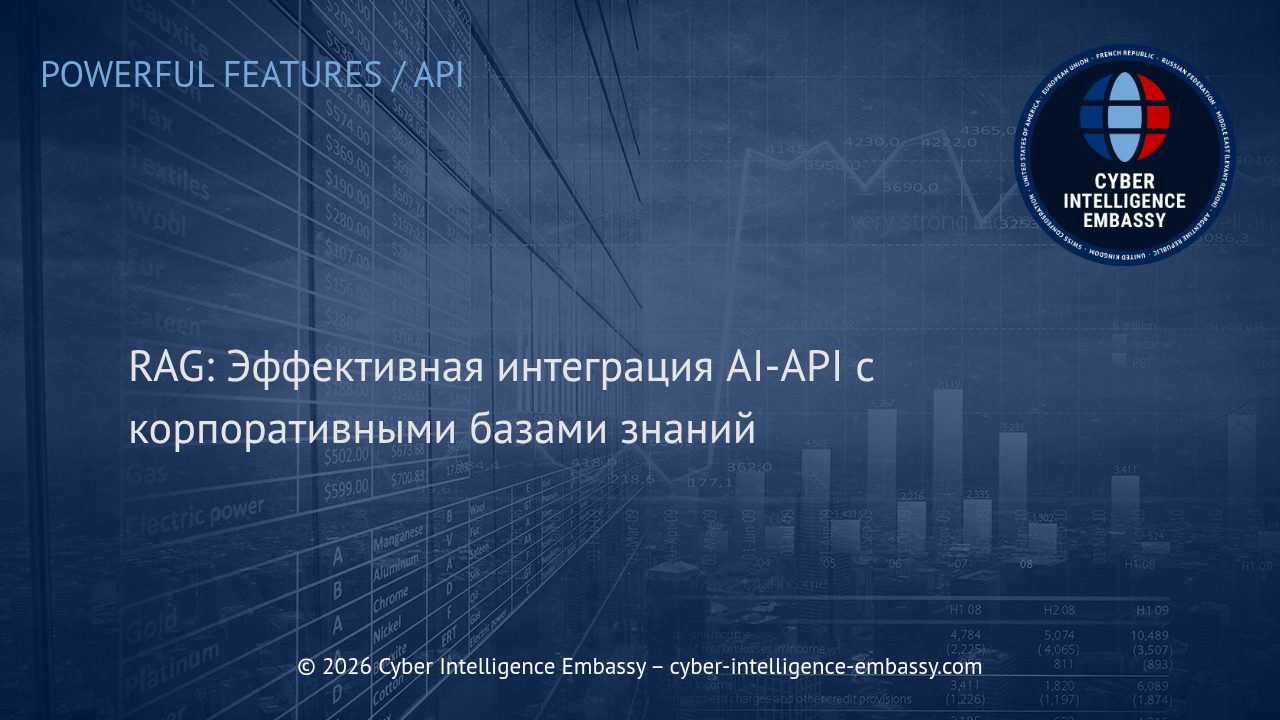 RAG: Эффективная интеграция AI-API с корпоративными базами знаний