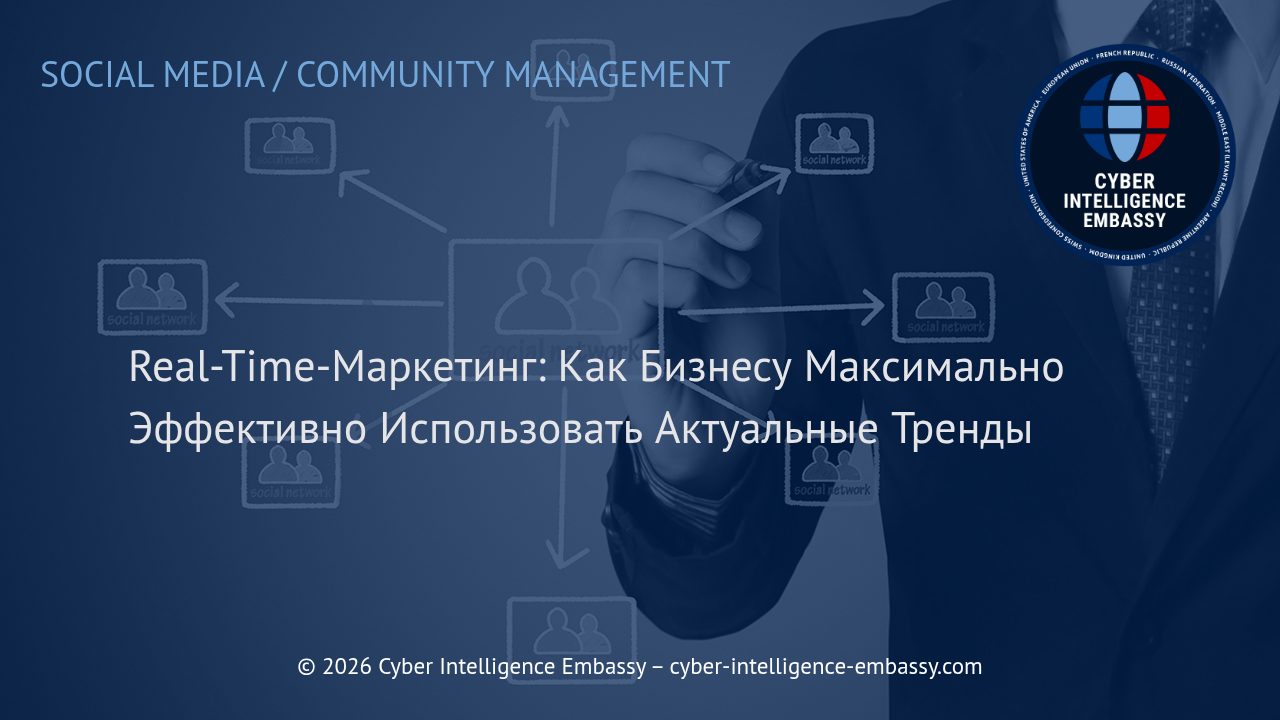 Real-Time-Маркетинг: Как Бизнесу Максимально Эффективно Использовать Актуальные Тренды