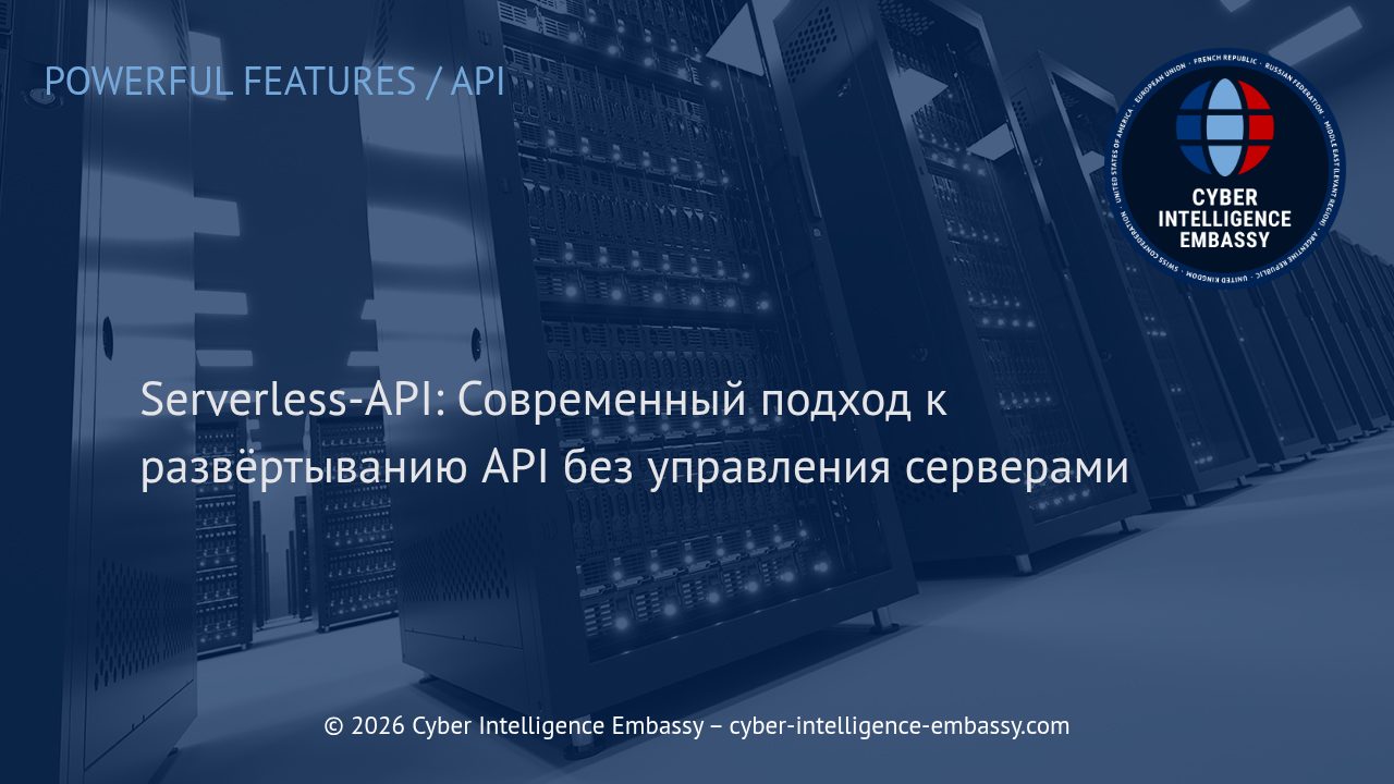 Serverless-API: Современный подход к развёртыванию API без управления серверами