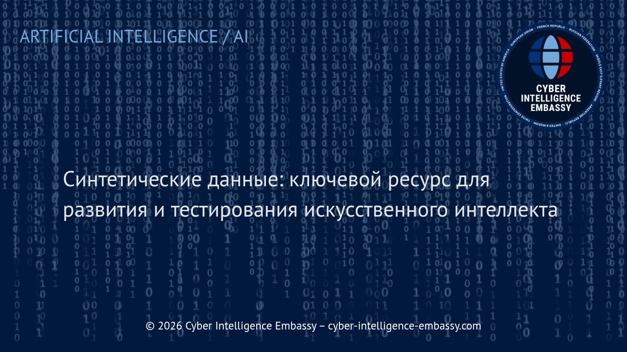 Синтетические данные: ключевой ресурс для развития и тестирования искусственного интеллекта