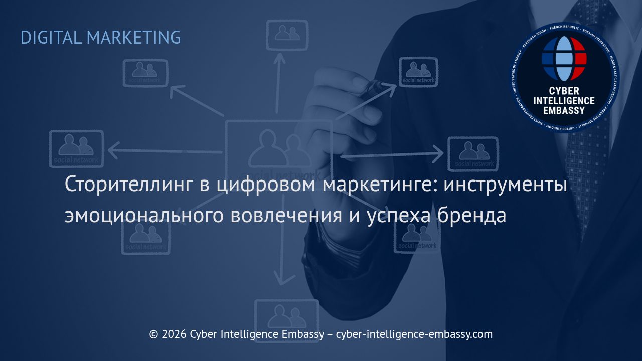 Сторителлинг в цифровом маркетинге: инструменты эмоционального вовлечения и успеха бренда