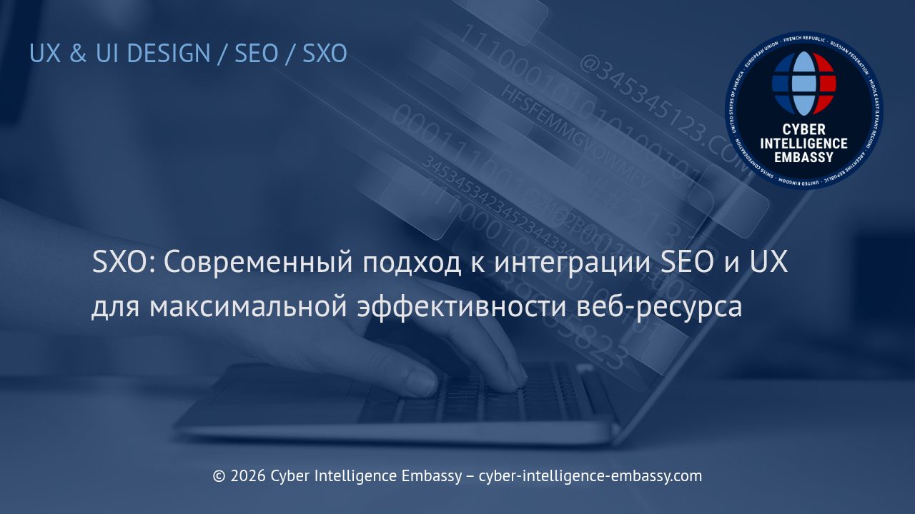 SXO: Современный подход к интеграции SEO и UX для максимальной эффективности веб-ресурса