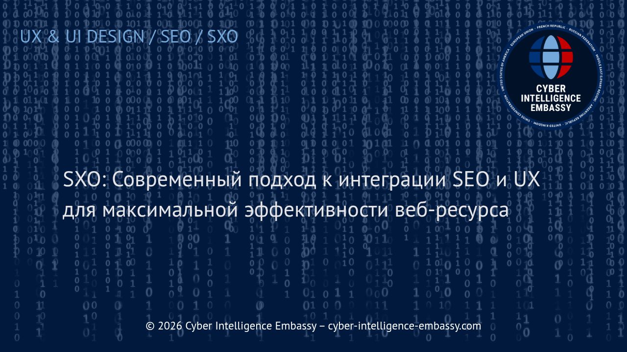 SXO: Современный подход к интеграции SEO и UX для максимальной эффективности веб-ресурса