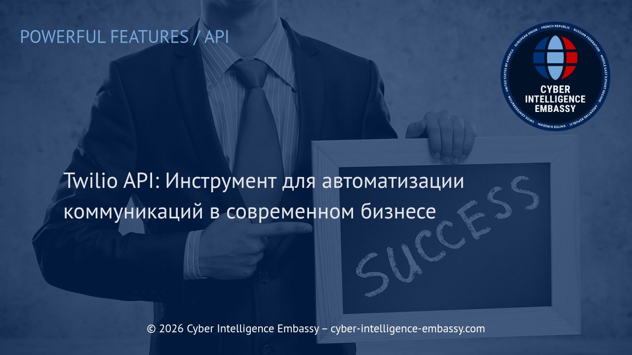 Twilio API: Инструмент для автоматизации коммуникаций в современном бизнесе