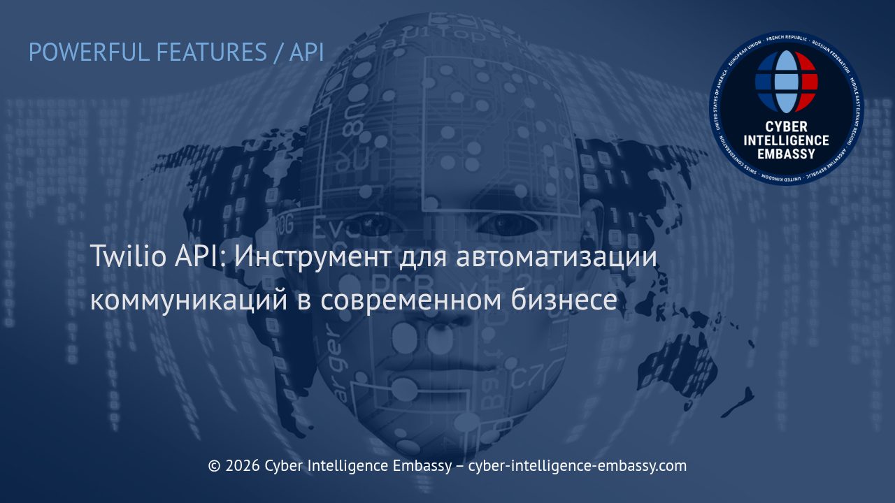 Twilio API: Инструмент для автоматизации коммуникаций в современном бизнесе