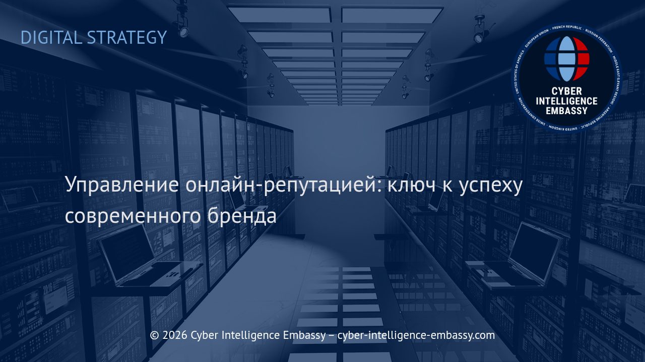 Управление онлайн-репутацией: ключ к успеху современного бренда