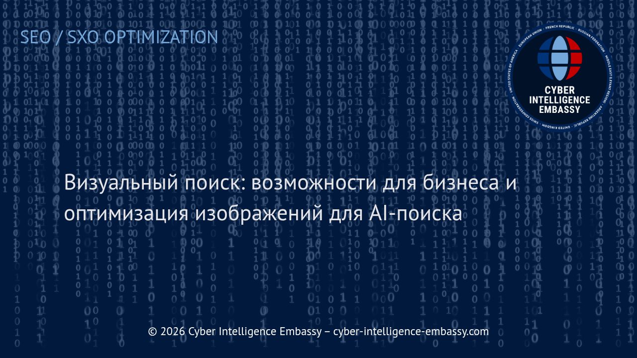 Визуальный поиск: возможности для бизнеса и оптимизация изображений для AI-поиска