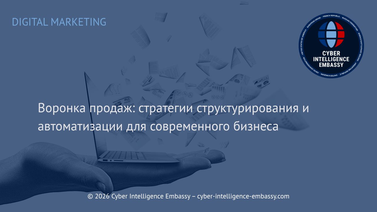 Воронка продаж: стратегии структурирования и автоматизации для современного бизнеса
