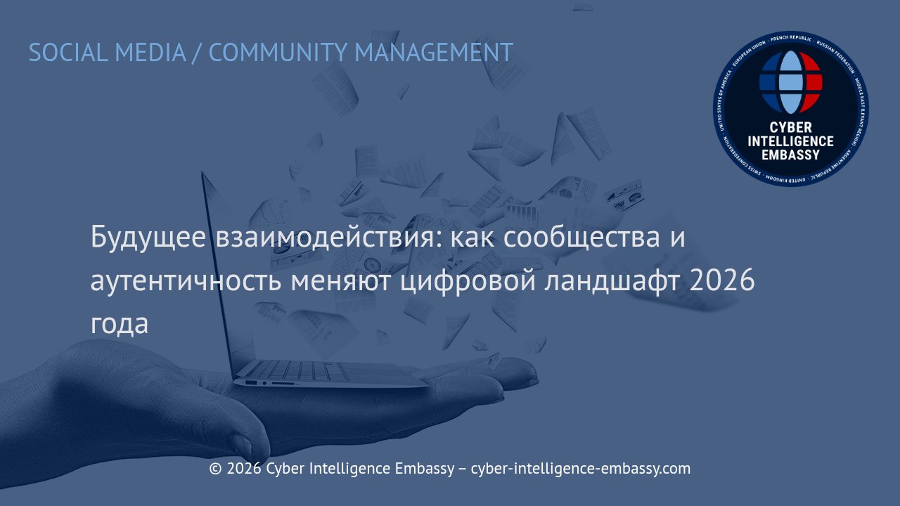 Будущее взаимодействия: как сообщества и аутентичность меняют цифровой ландшафт 2026 года
