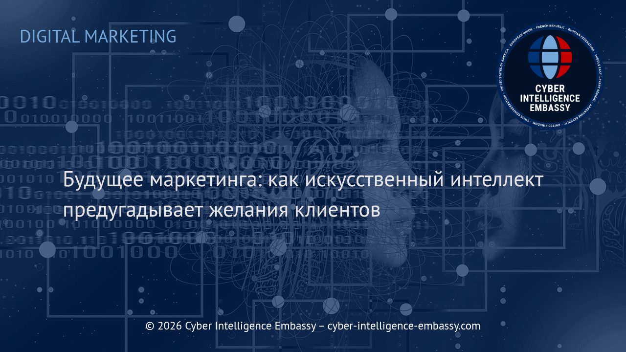 Будущее маркетинга: как искусственный интеллект предугадывает желания клиентов