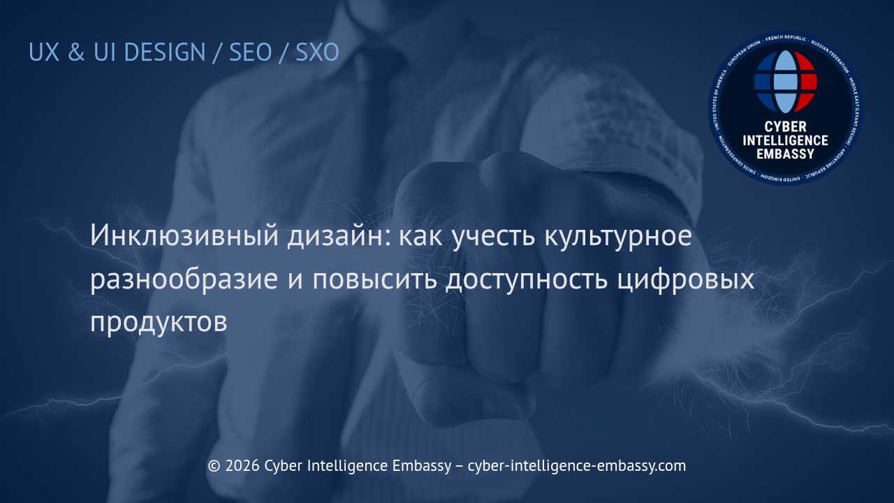 Инклюзивный дизайн: как учесть культурное разнообразие и повысить доступность цифровых продуктов
