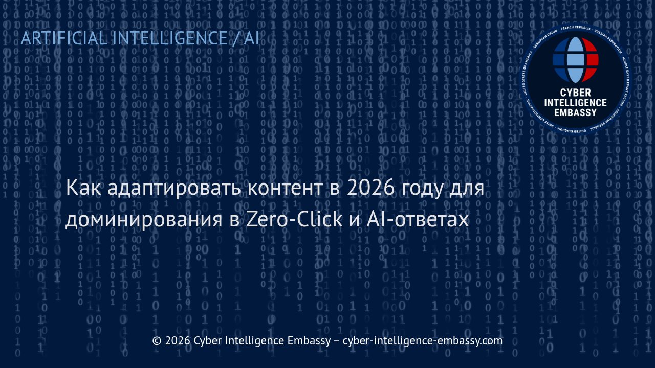 Как адаптировать контент в 2026 году для доминирования в Zero-Click и AI-ответах