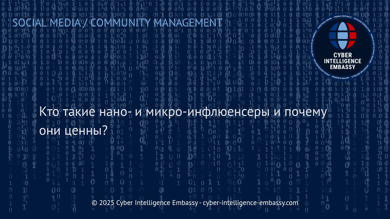 Нано- и микро-инфлюенсеры: Ваш ключ к эффективному digital-маркетингу