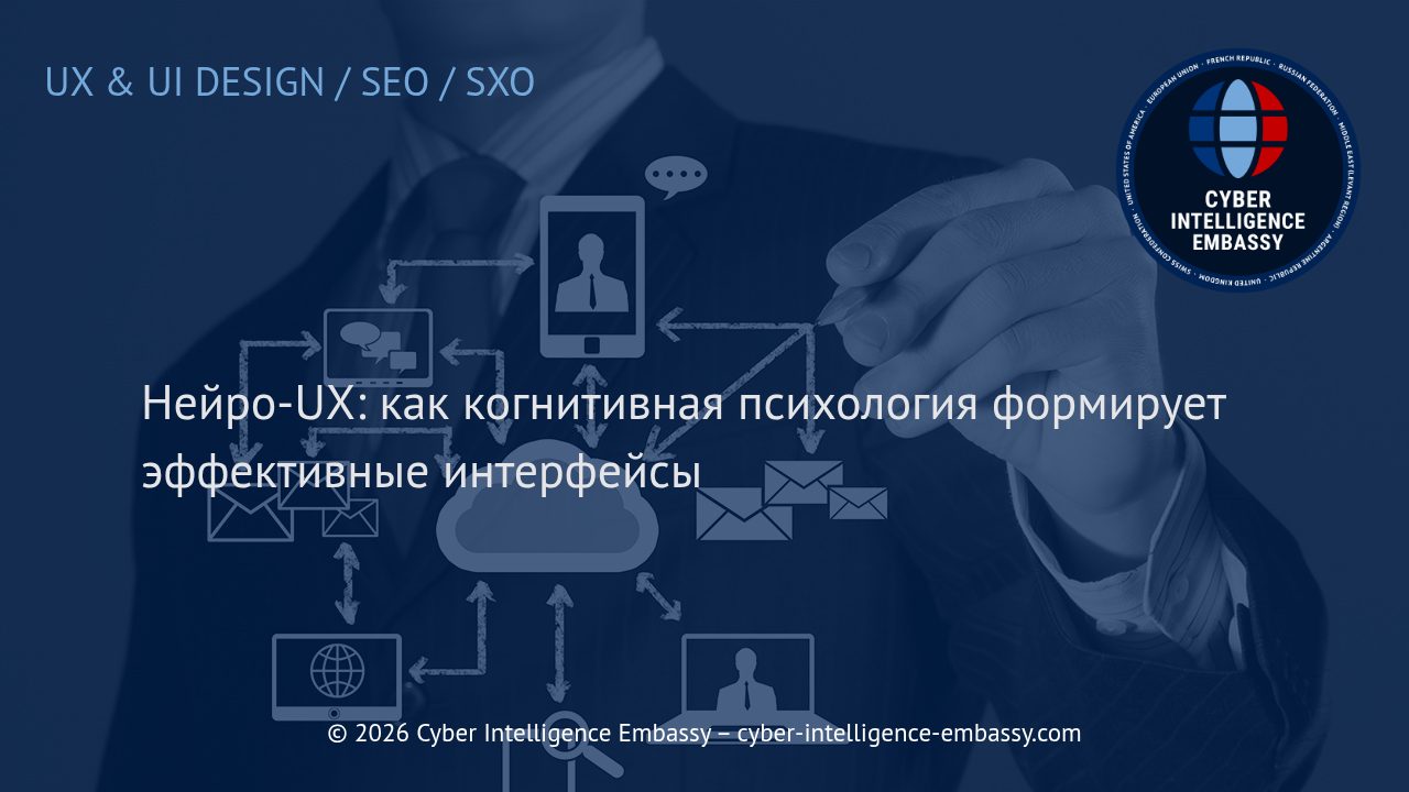 Нейро-UX: как когнитивная психология формирует эффективные интерфейсы