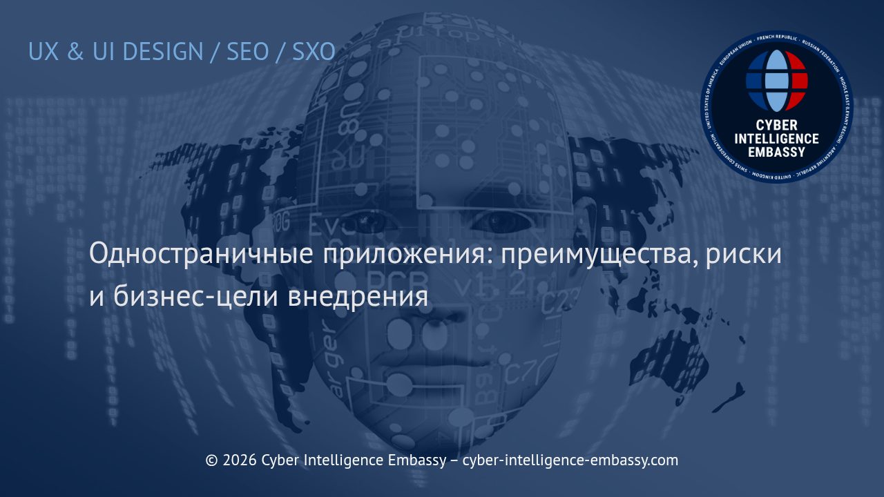 Одностраничные приложения: преимущества, риски и бизнес-цели внедрения