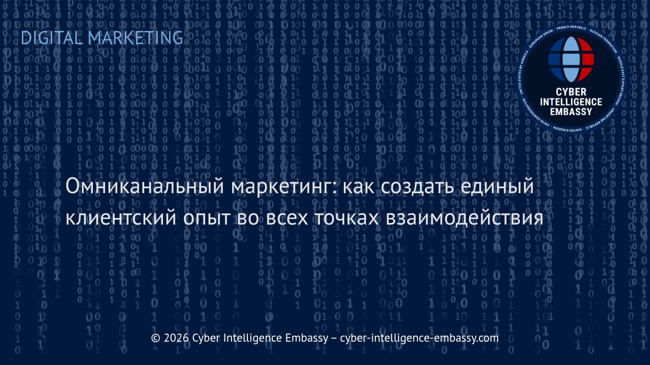 Омниканальный маркетинг: как создать единый клиентский опыт во всех точках взаимодействия