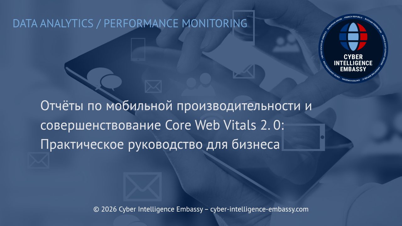 Отчёты по мобильной производительности и совершенствование Core Web Vitals 2. 0: Практическое руководство для бизнеса