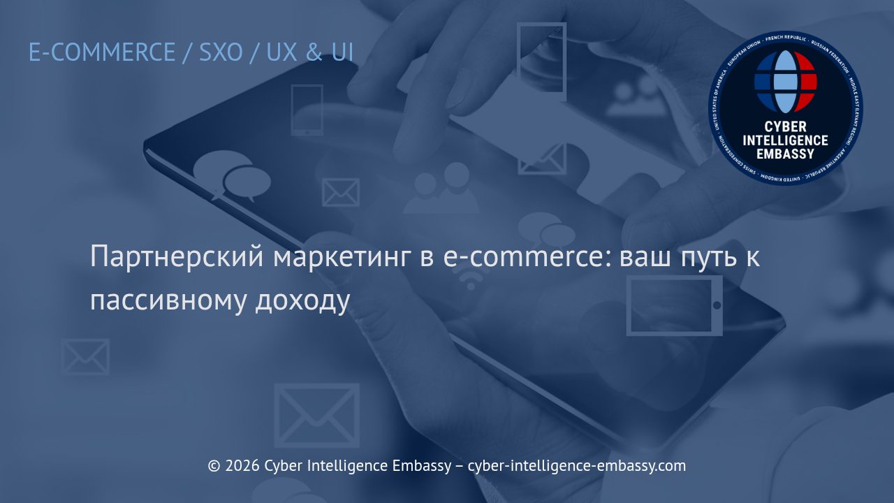 Партнерский маркетинг в e-commerce: ваш путь к пассивному доходу