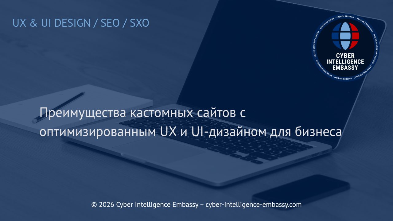 Преимущества кастомных сайтов с оптимизированным UX и UI-дизайном для бизнеса