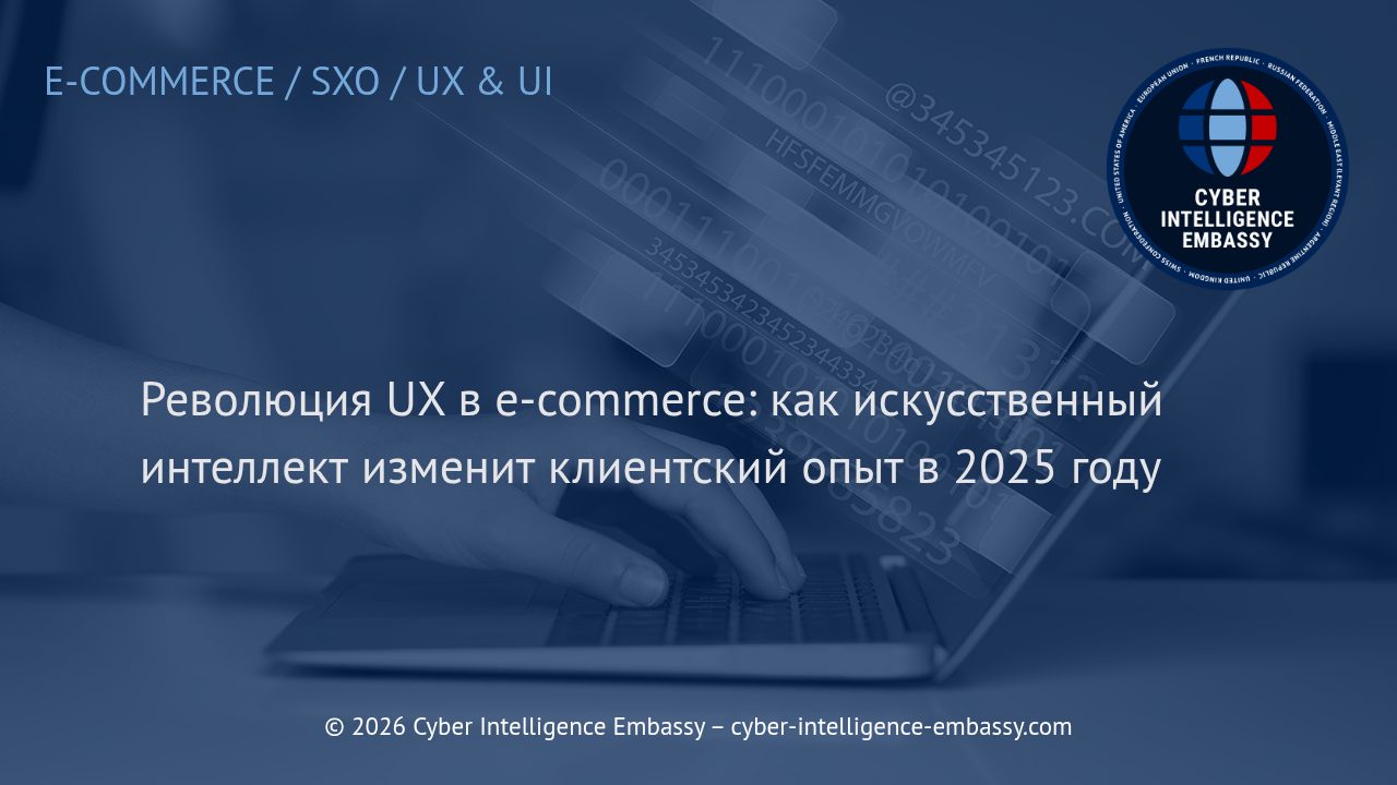 Революция UX в e-commerce: как искусственный интеллект изменит клиентский опыт в 2025 году