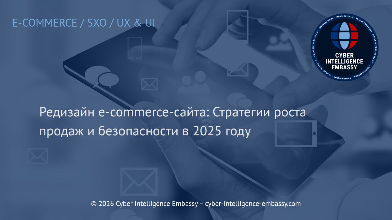 Редизайн e-commerce-сайта: Стратегии роста продаж и безопасности в 2025 году