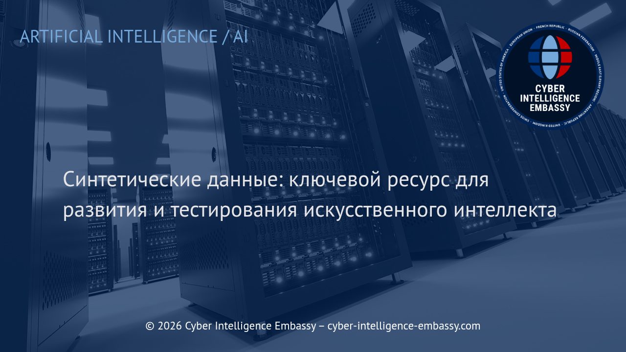 Синтетические данные: ключевой ресурс для развития и тестирования искусственного интеллекта