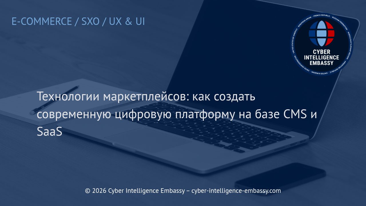 Технологии маркетплейсов: как создать современную цифровую платформу на базе CMS и SaaS