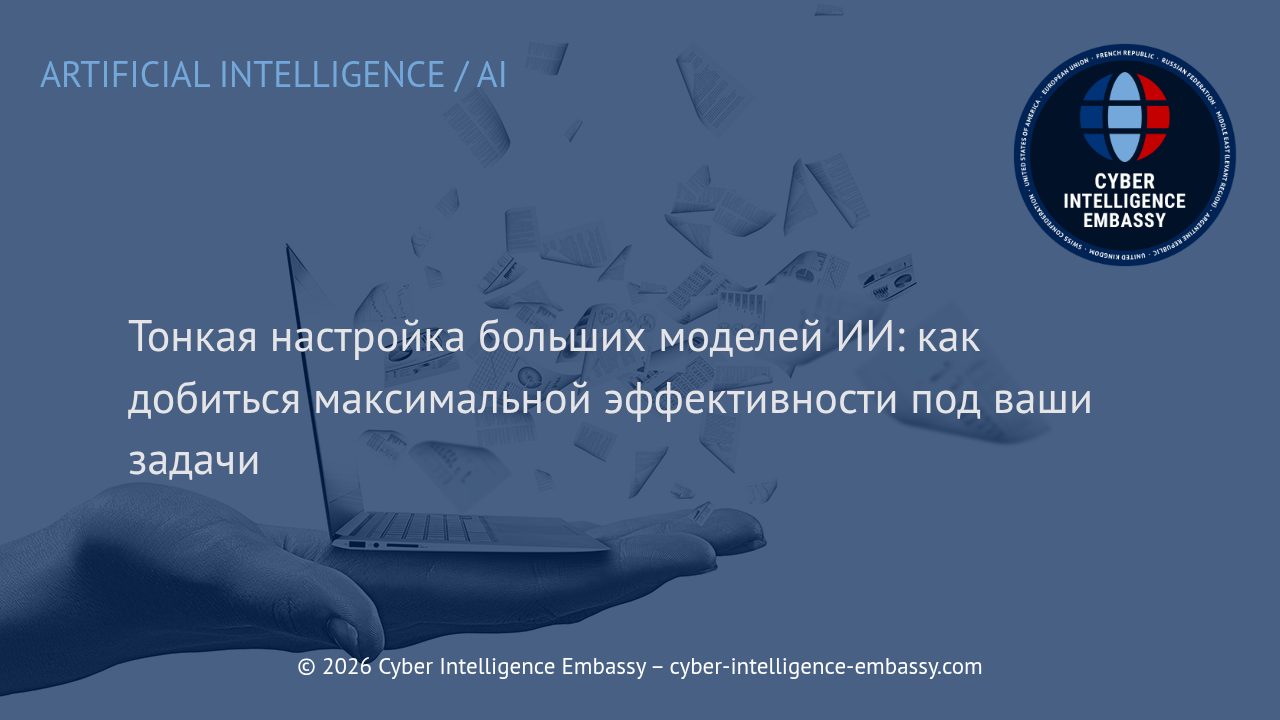 Тонкая настройка больших моделей ИИ: как добиться максимальной эффективности под ваши задачи