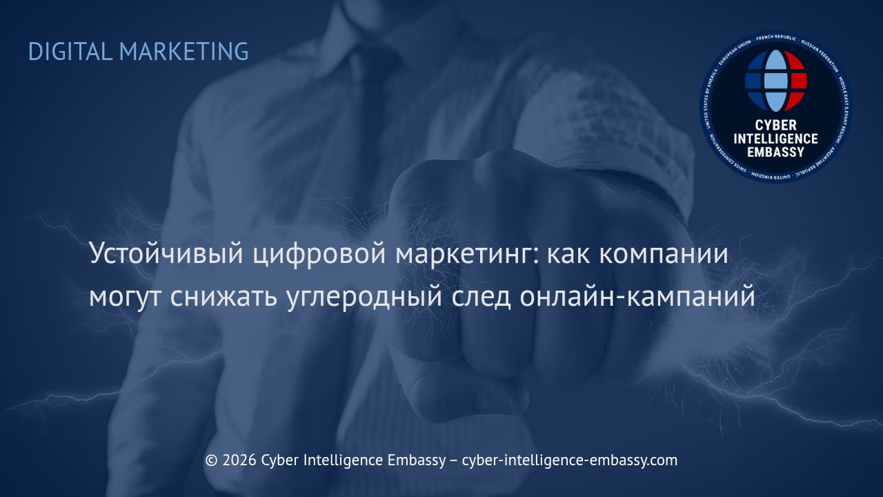 Устойчивый цифровой маркетинг: как компании могут снижать углеродный след онлайн-кампаний