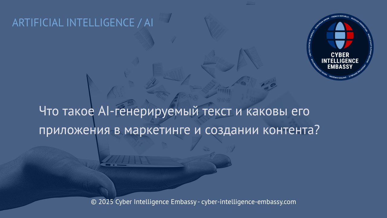 AI-генерируемый текст: Новый инструмент в арсенале маркетинга и контент-маркетинга