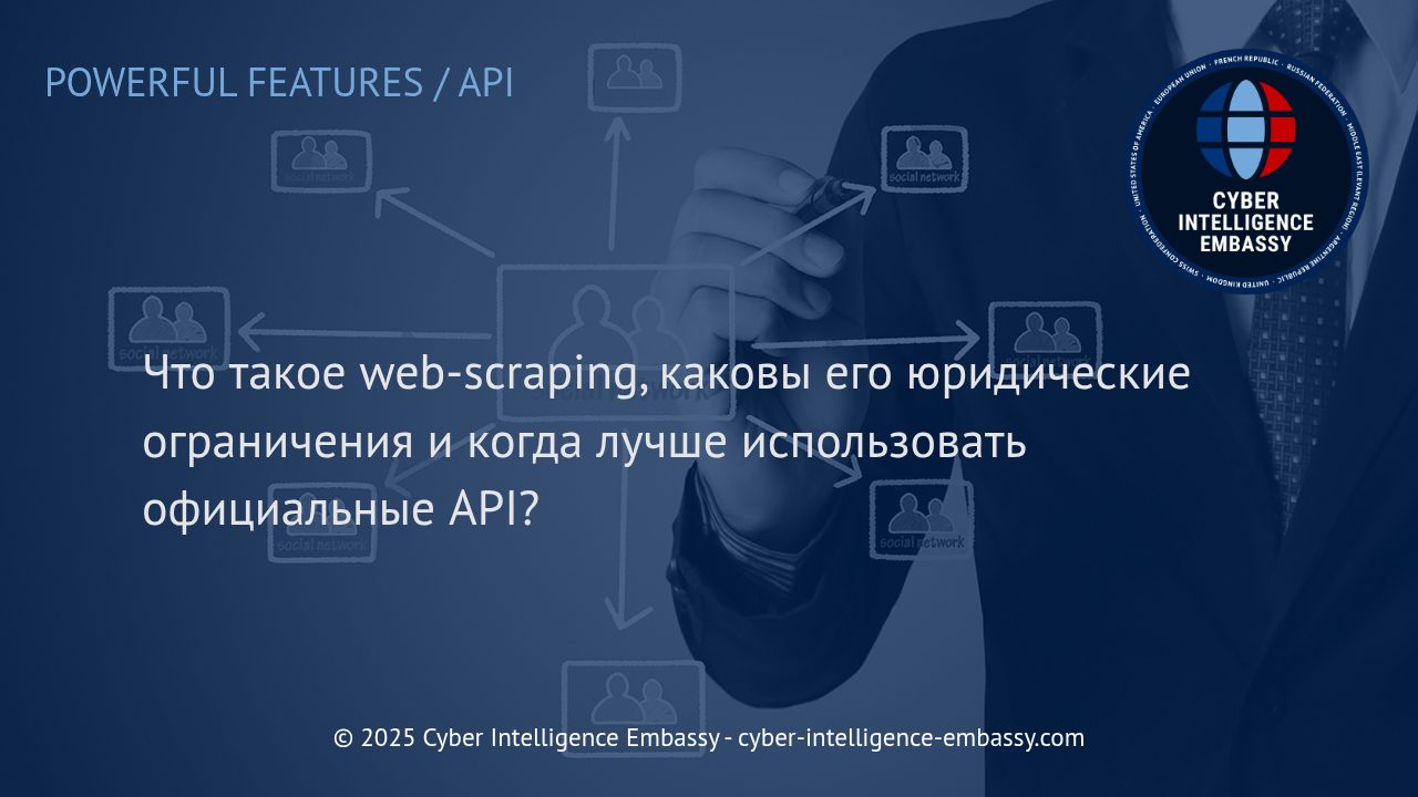 Web-scraping и официальные API: Как извлекать данные эффективно и легально