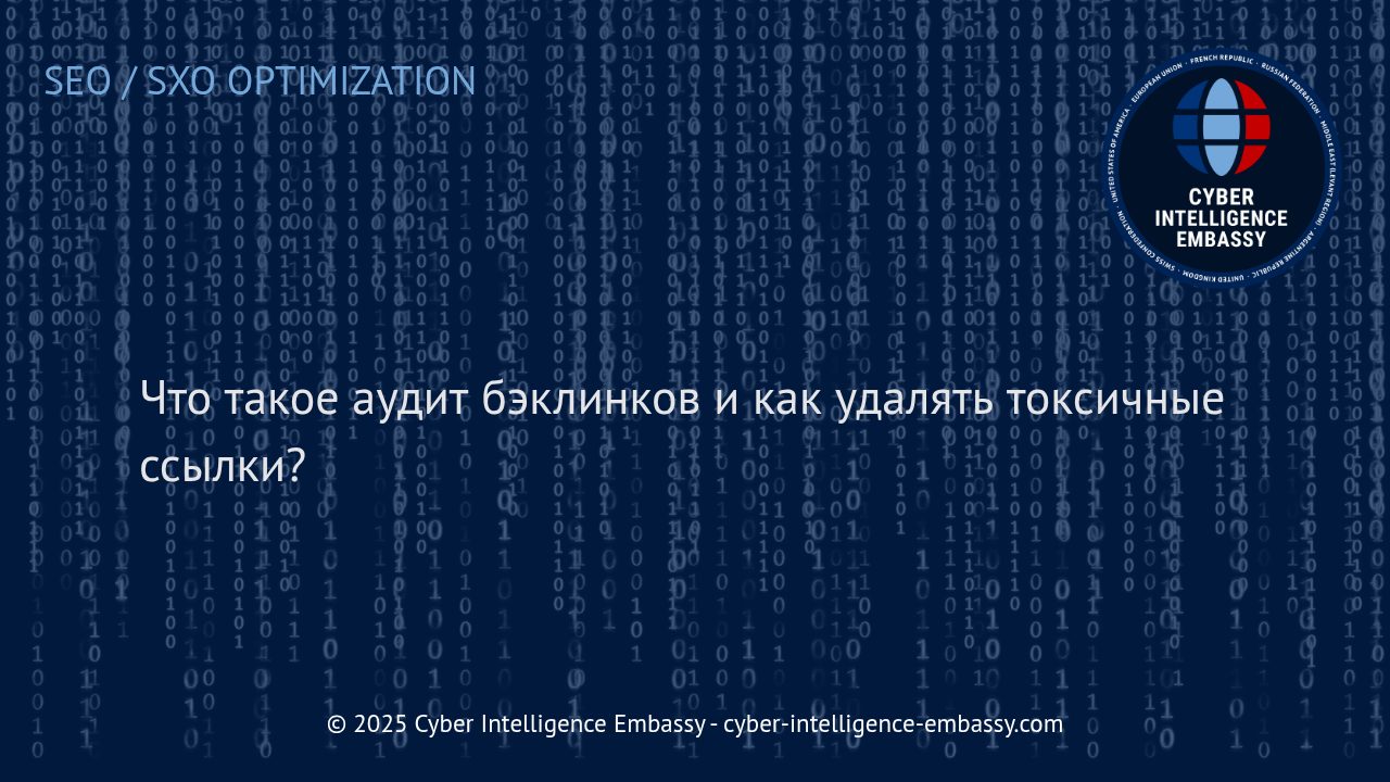 Эффективный аудит бэклинков: Защита сайта от токсичных ссылок