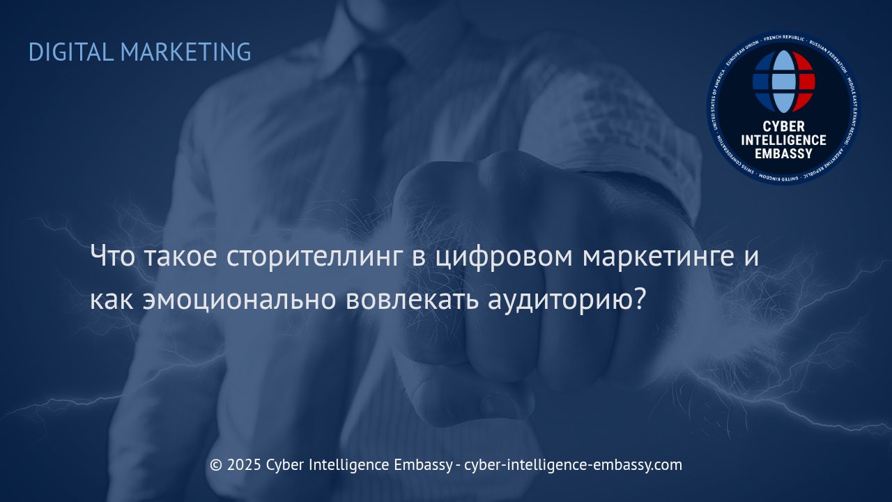 Сторителлинг в цифровом маркетинге: инструменты эмоционального вовлечения и успеха бренда
