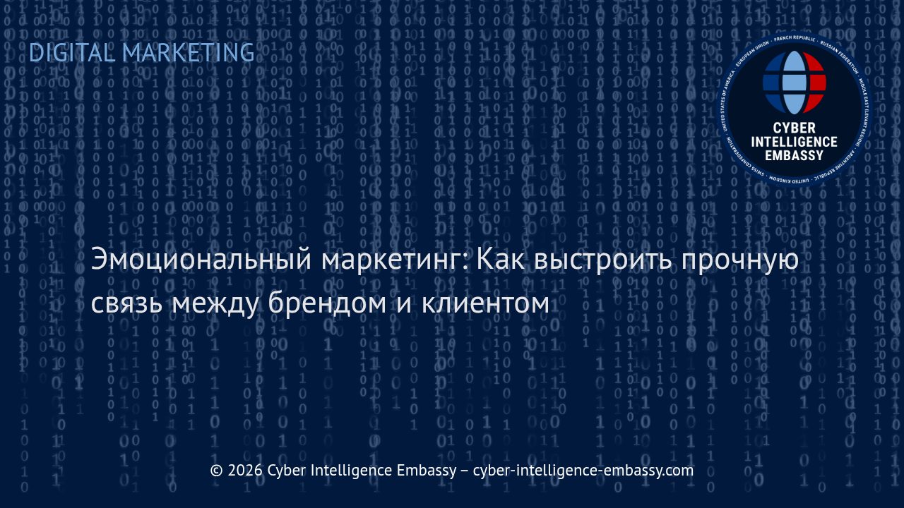 Эмоциональный маркетинг: Как выстроить прочную связь между брендом и клиентом