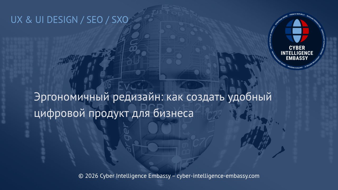 Эргономичный редизайн: как создать удобный цифровой продукт для бизнеса