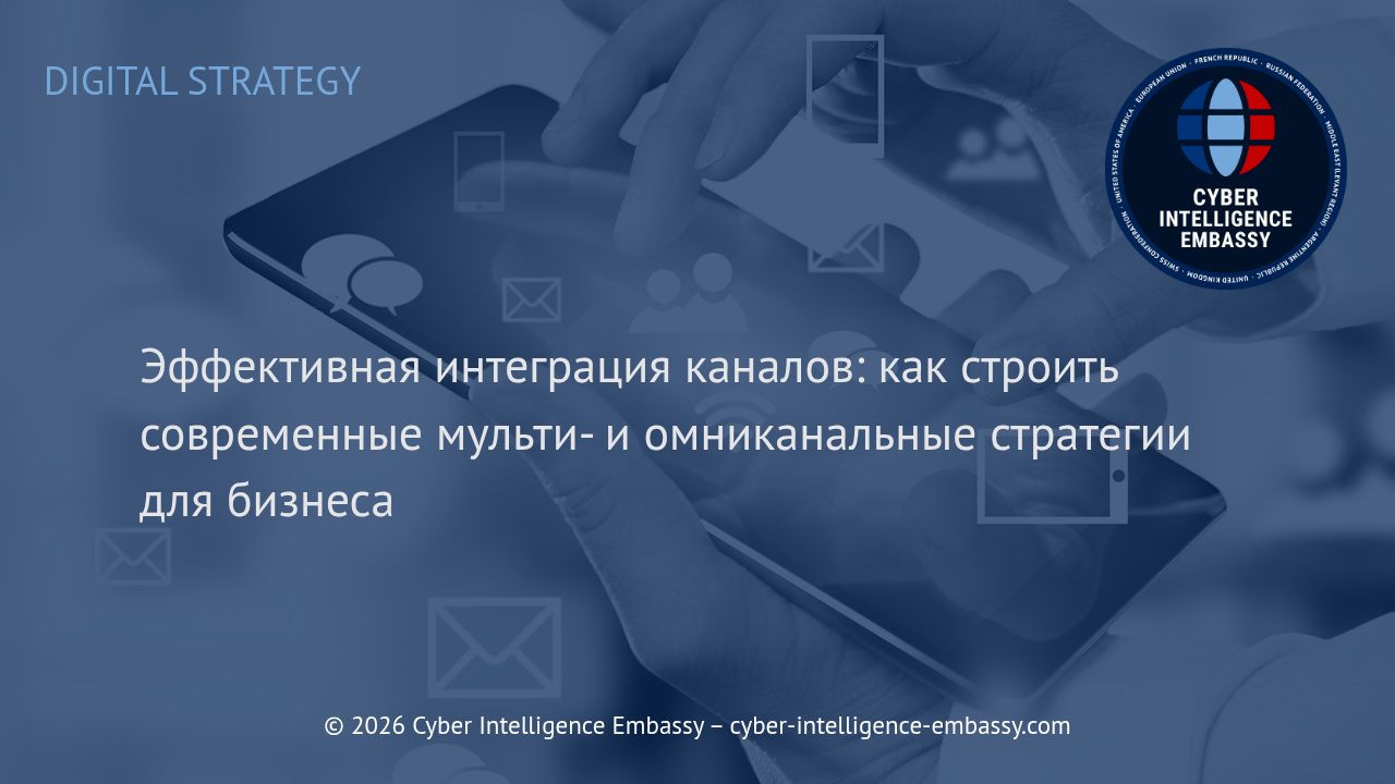 Эффективная интеграция каналов: как строить современные мульти- и омниканальные стратегии для бизнеса