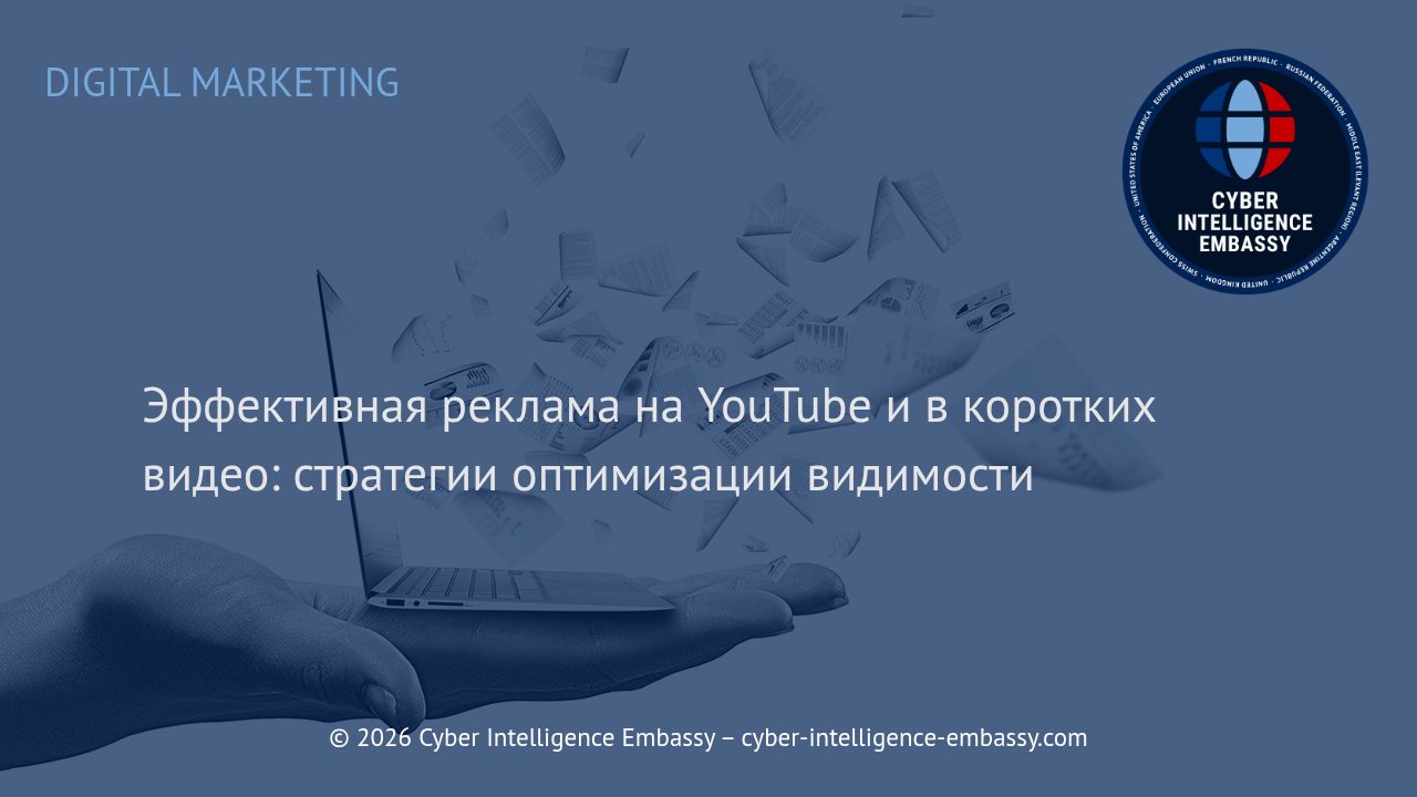 Эффективная реклама на YouTube и в коротких видео: стратегии оптимизации видимости