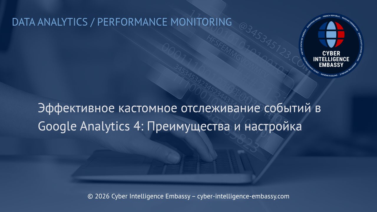 Эффективное кастомное отслеживание событий в Google Analytics 4: Преимущества и настройка