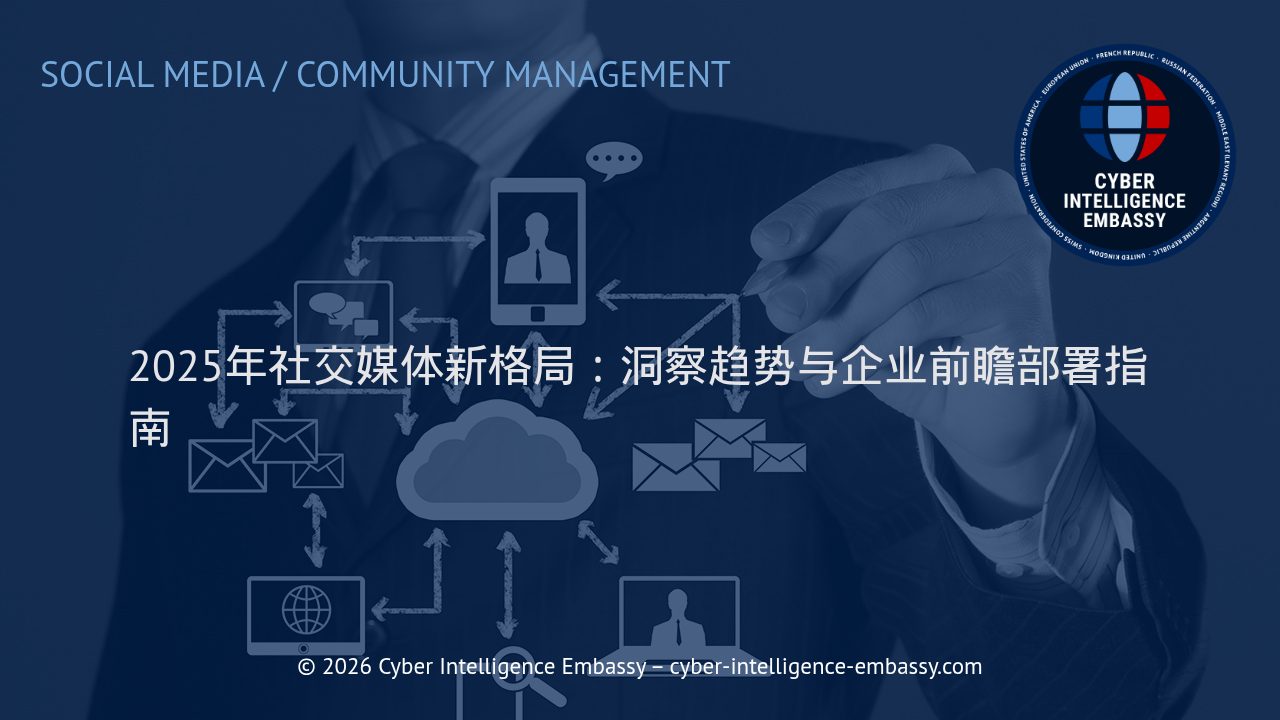 2025年社交媒体新格局：洞察趋势与企业前瞻部署指南